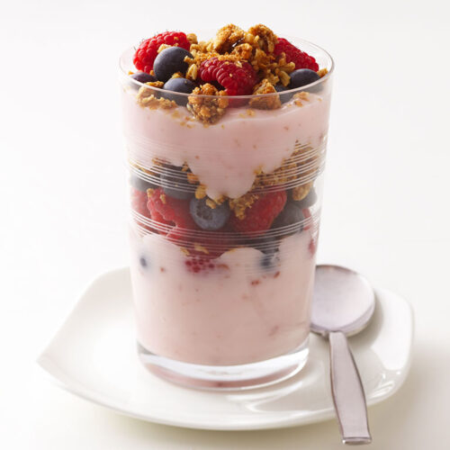 Summer Berry Granola Yogurt Cups