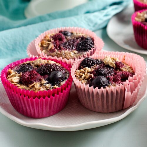 Berry Granola Breakfast Muffins