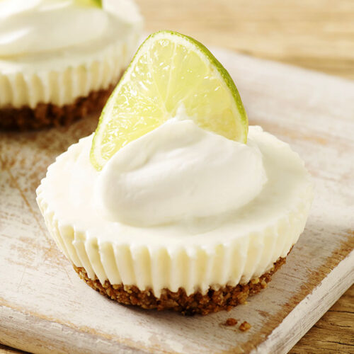 Zesty No-Bake Lime Cheesecake Bites