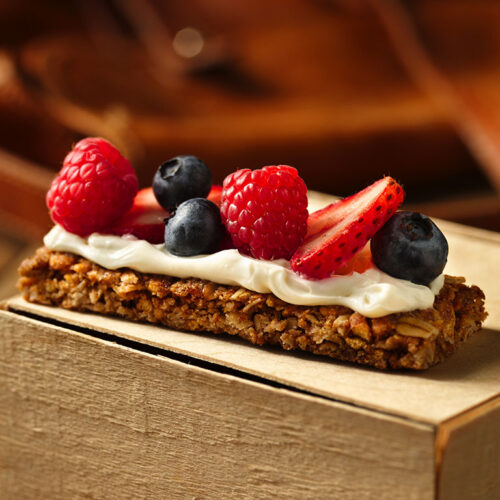 Fresh Berry Cream Cheese Crunch