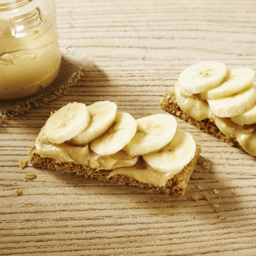 Crunchy Peanut Butter Banana Snack