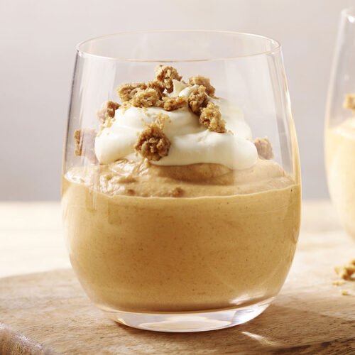 Creamy Spiced Pumpkin Granola Cups