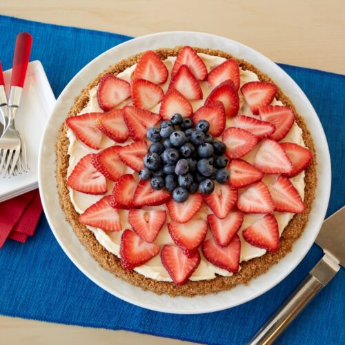 Summer Berry Granola Dessert Slice